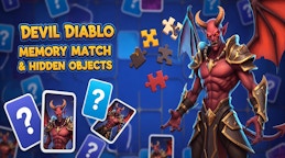 Devil Diablo Memory Match & Hidden Objects