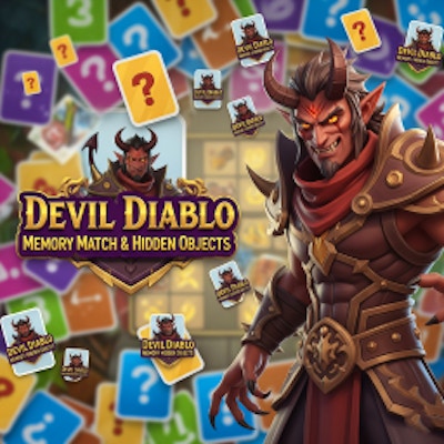 Devil Diablo Memory Match & Hidden Objects By Gamepix