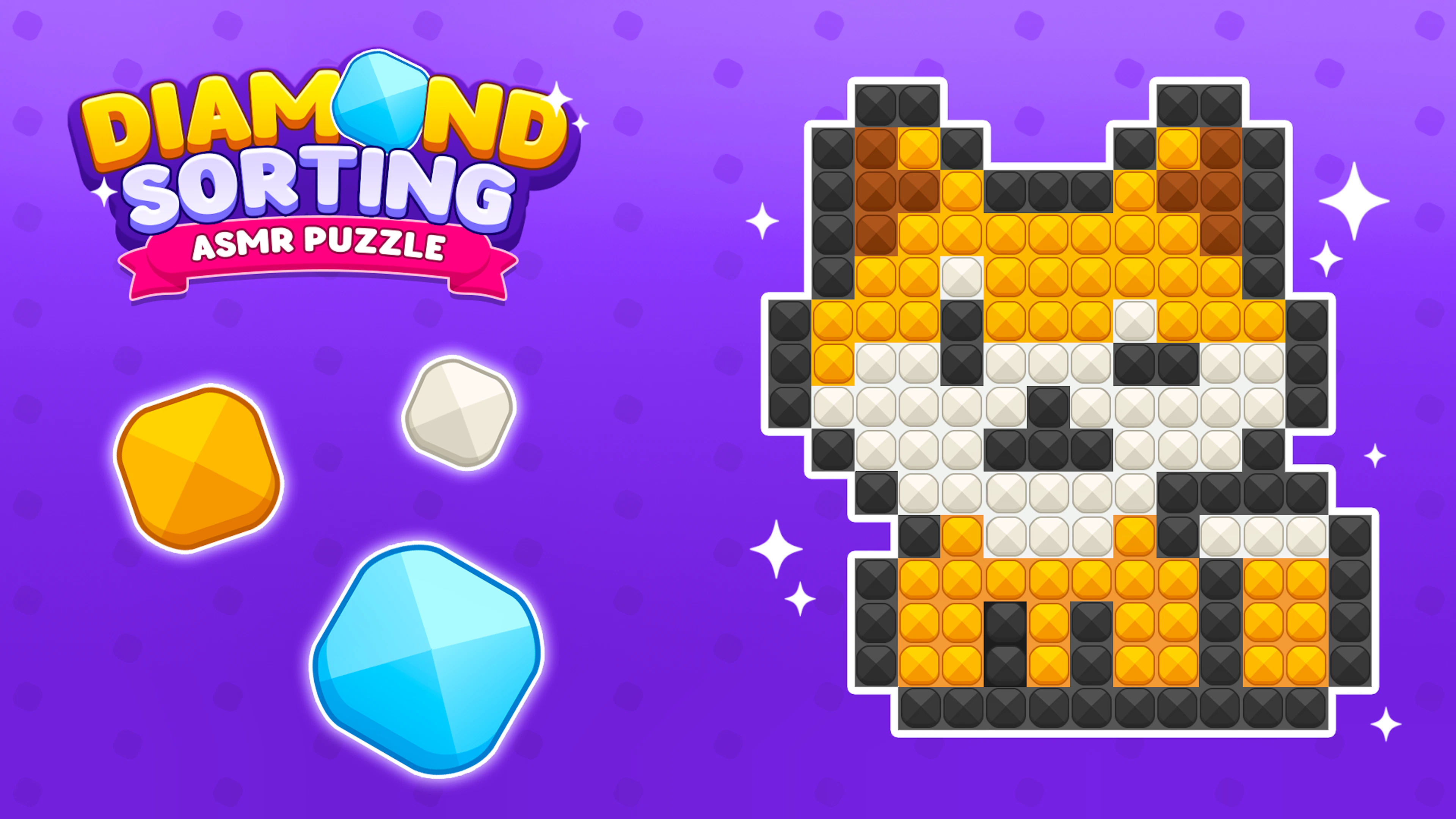 Diamond Sorting ASMR Puzzle