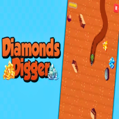 Diamonds Digger By Gamepix