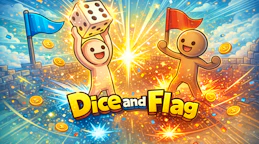 Dice and Flag
