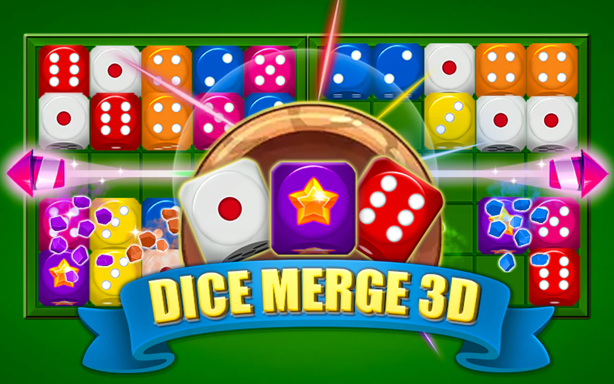 Play Dice Merge 3D — free online Puzzle game