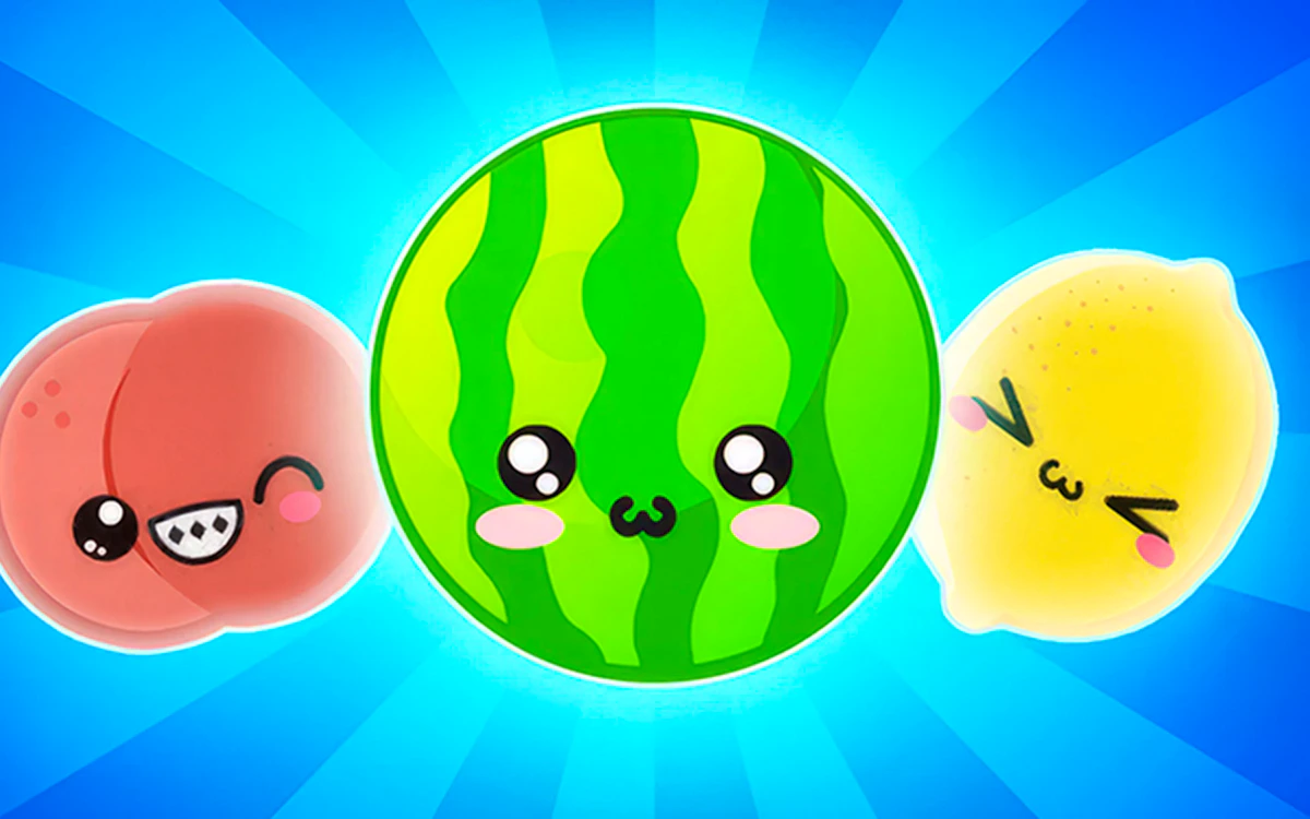 Play Dice Puzzle Fruits — free online 2048 game