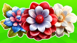 Dice Puzzles Flowers!