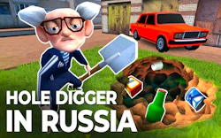Hole Digger in Russia