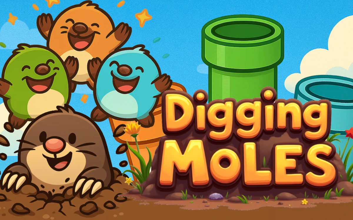 Play Digging Moles — free online Puzzle game