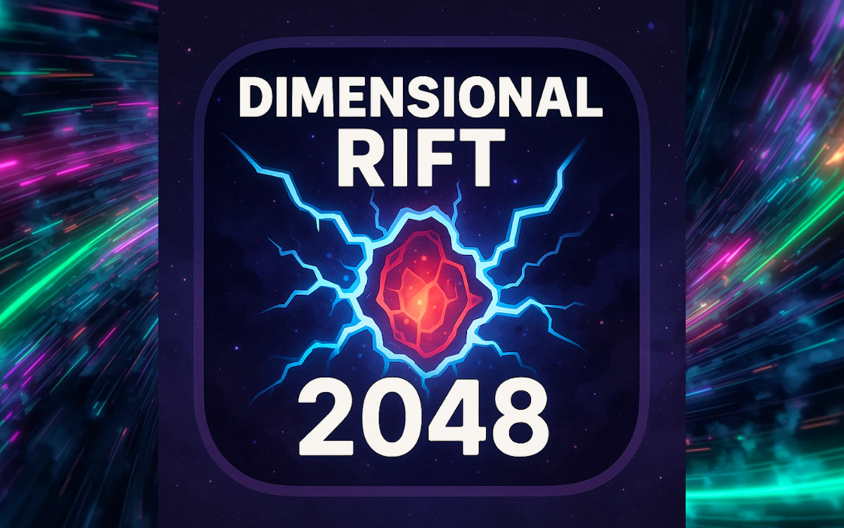 Play Dimensional Rift 2048 — free online 2048 game