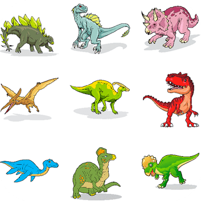 Dino Cards By Gamepix