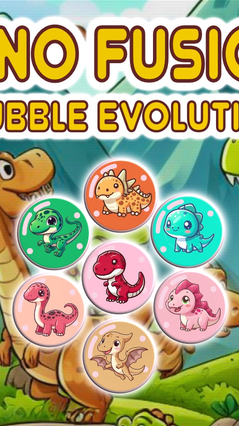 Dino Fusion Bubble Evolution