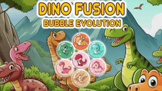 Dino Fusion Bubble Evolution game cover