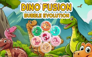 Dino Fusion Bubble Evolution game cover