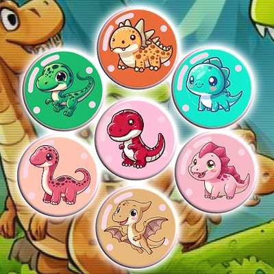 Dino Fusion Bubble Evolution By Gamepix