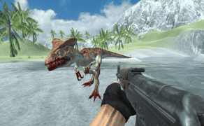 Dino in City 3D : Free island games for kids game jump gun fight