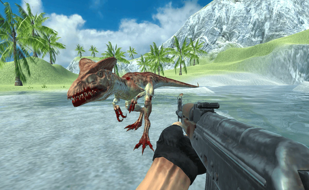 Play Dino Island Rampage — free online Dinosaur game