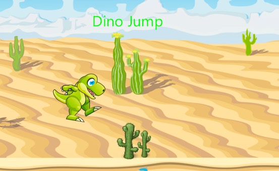 Dino Jump 🕹️ Play Now on GamePix