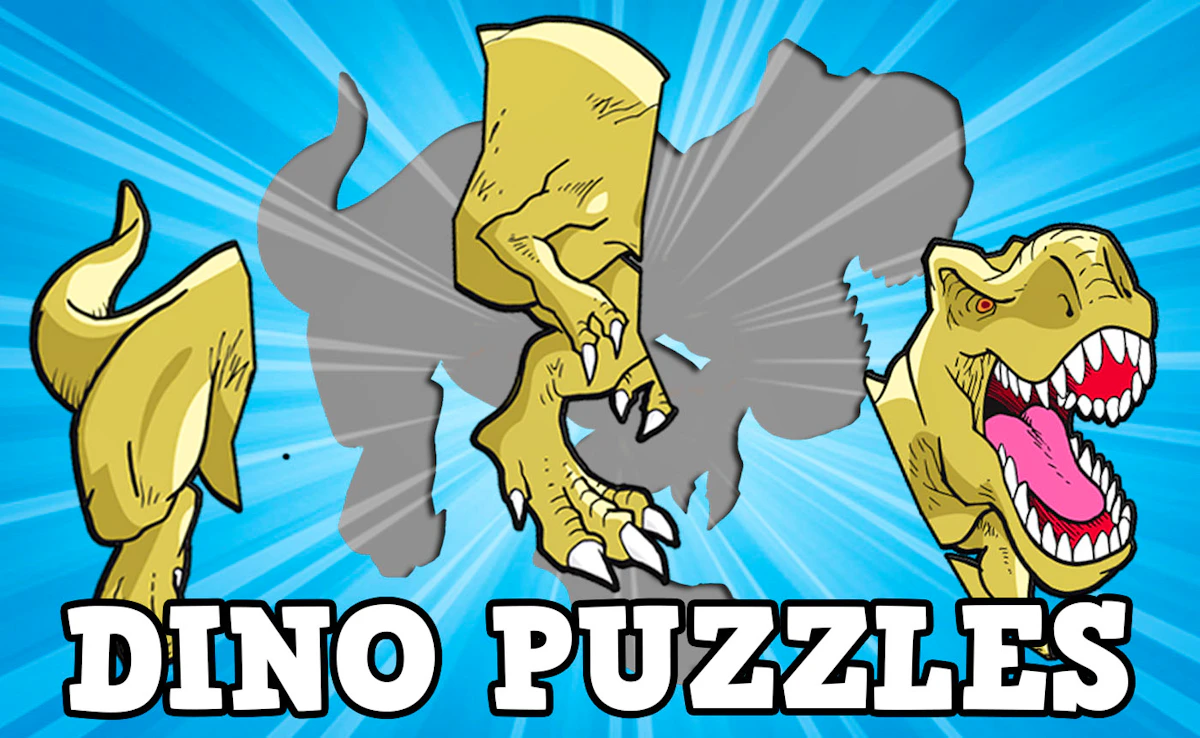 Play Dino Puzzles — free online Kids game