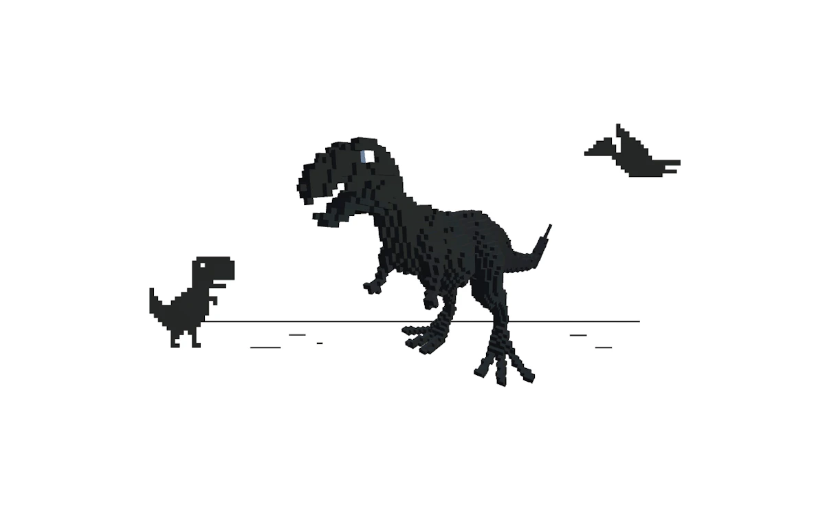 Play Dino T-Rex 3D Run — free online Dinosaur game