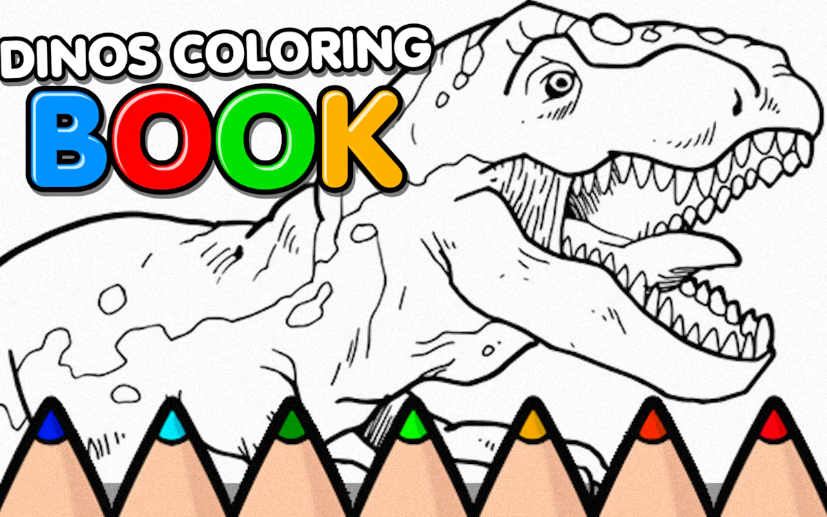 Play Dinos Coloring Book — free online Junior game
