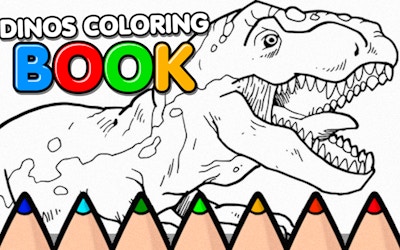 Dinos Coloring Book game