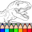 Online Spielen Dinos Coloring Book Frei