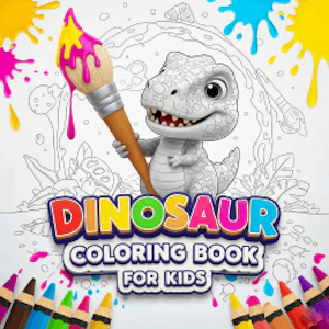 Dinosaur Coloring Book for Kids Thumbnail