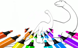 Dinozor Boyama Sayfaları Çocuk