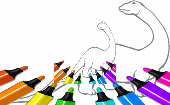 Dinosaur games - Dinosaur coloring pages