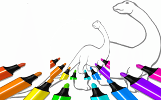 Dinosaur Coloring Pages Kids game cover