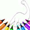 Dinosaur Coloring Pages Kids