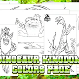 Dinosaur Kingdom Colors Page