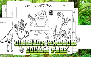 Dinosaur Kingdom Colors Page game cover