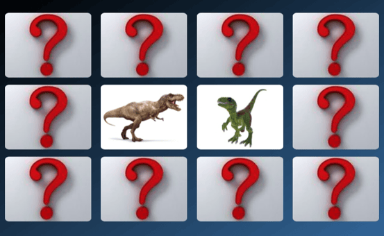 Play matching game - Dinosaurs - Online & Free
