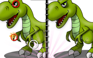 Dinosaur Spot The Difference game cover
