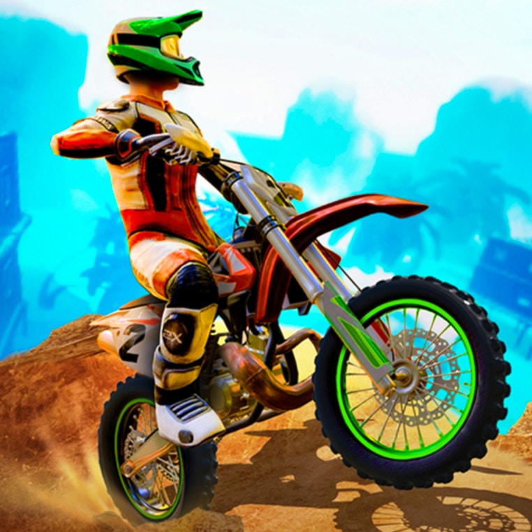 Motocross Game 🕹️ Play Now on GamePix