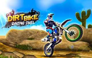 Dirt Bike Racing Duel game cover