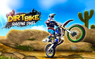 Dirt Bike Racing Duel game cover