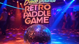 Disco Bounce Retro Paddle Game
