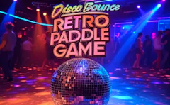Disco Bounce Retro Paddle Game
