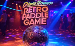 Disco Bounce Retro Paddle Game
