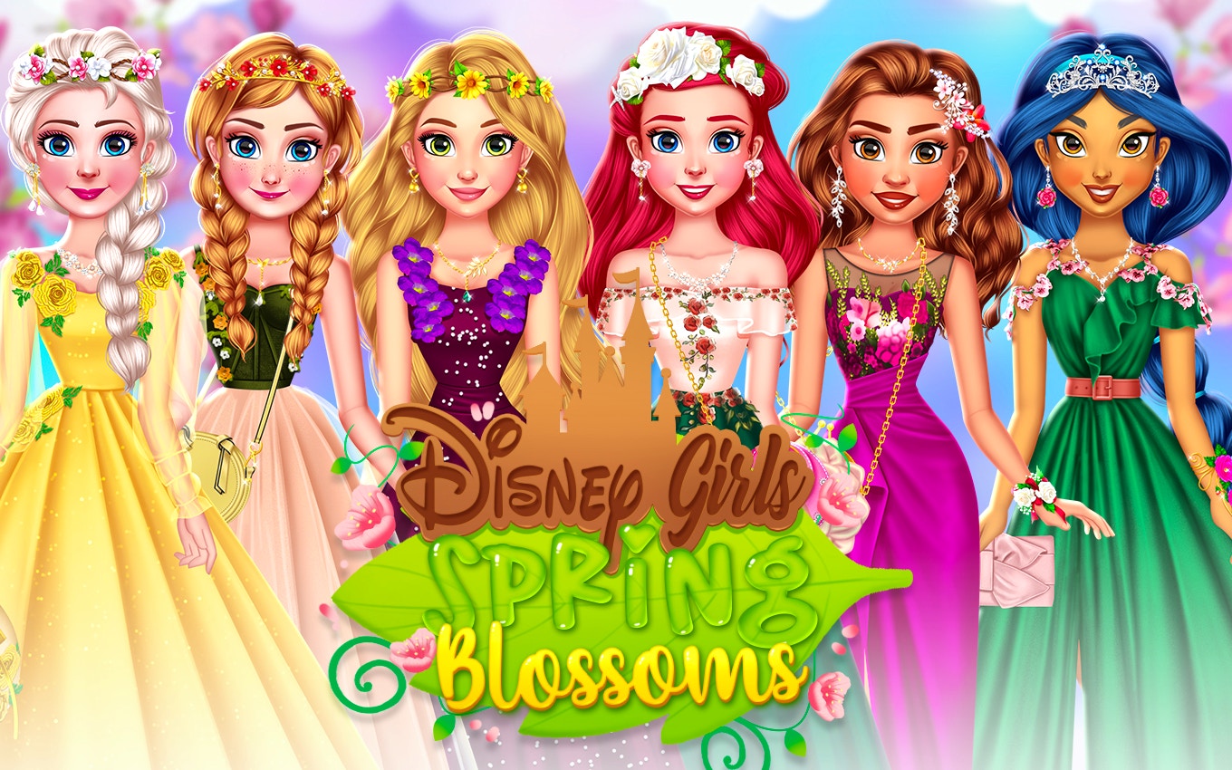 Princess Girls Spring Blossoms