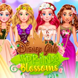 Princess Girls Spring Blossoms