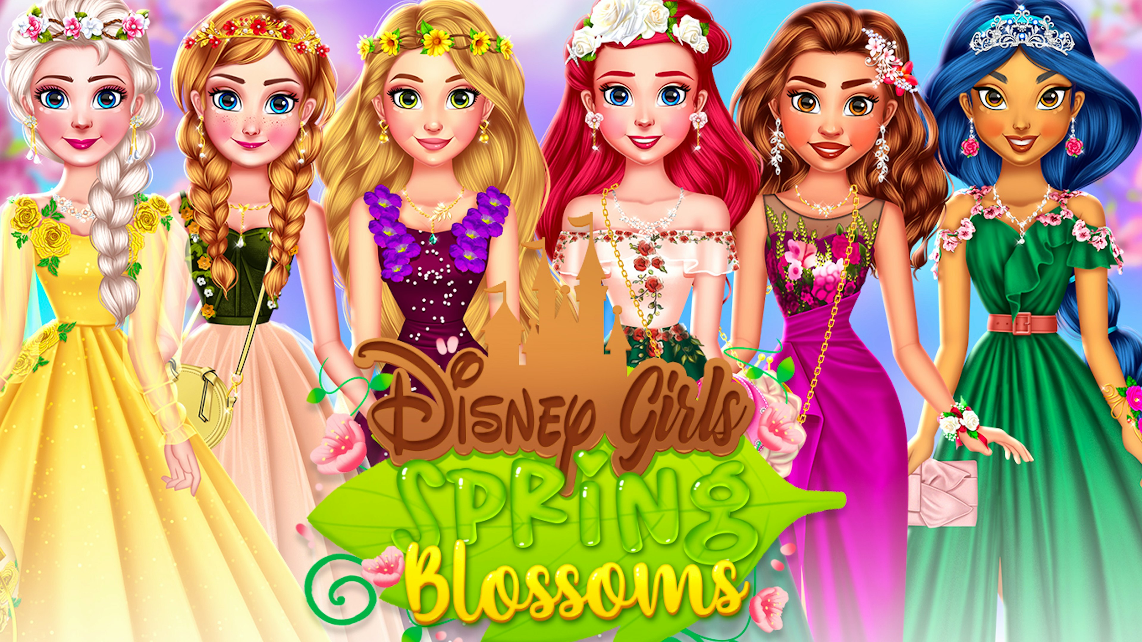 Princess Girls Spring Blossoms