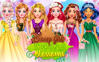 Princess Girls Spring Blossoms game
