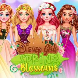 Princess Girls Spring Blossoms Online puzzle Games on taptohit.com