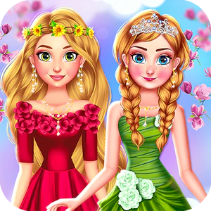 Princess Girls Spring Blossoms
