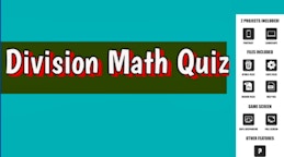 Division Math Quiz