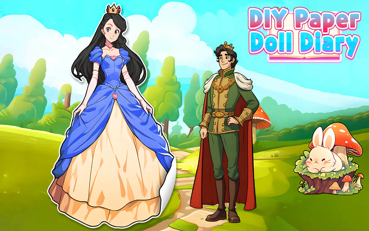 Play DIY Paper Doll Diary — free online Games For Girls game