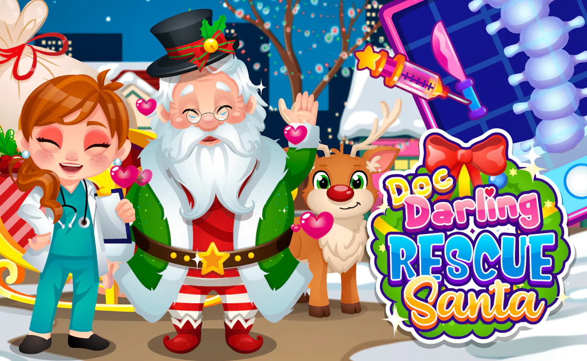 Play Doc Darling Santa Surgery — free online Kids game