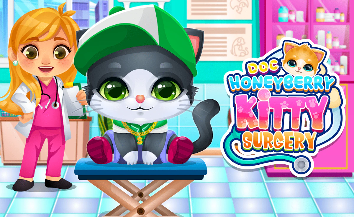 Play Doc HoneyBerry Kitty Surgery — free online Kids game
