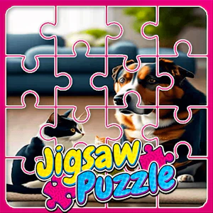 Dog and Cat Jigsaw Joyride Thumbnail